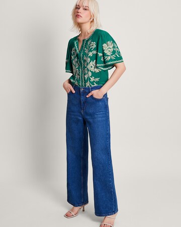 Monsoon Adina Embroidered Blouse