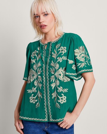 Monsoon Adina Embroidered Blouse