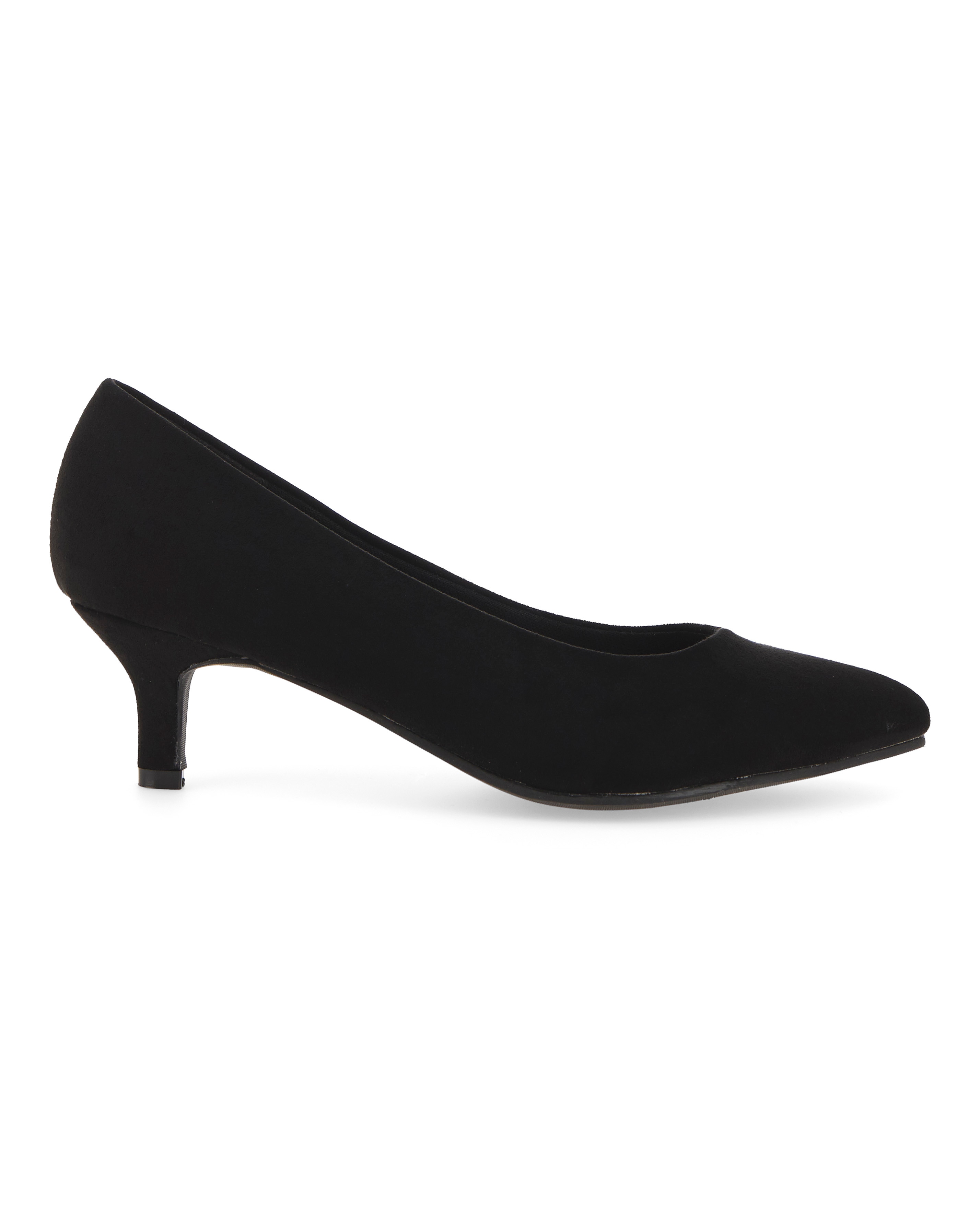 Flexi Sole Kitten Heel Court Shoes Standard D Fit Simply Be