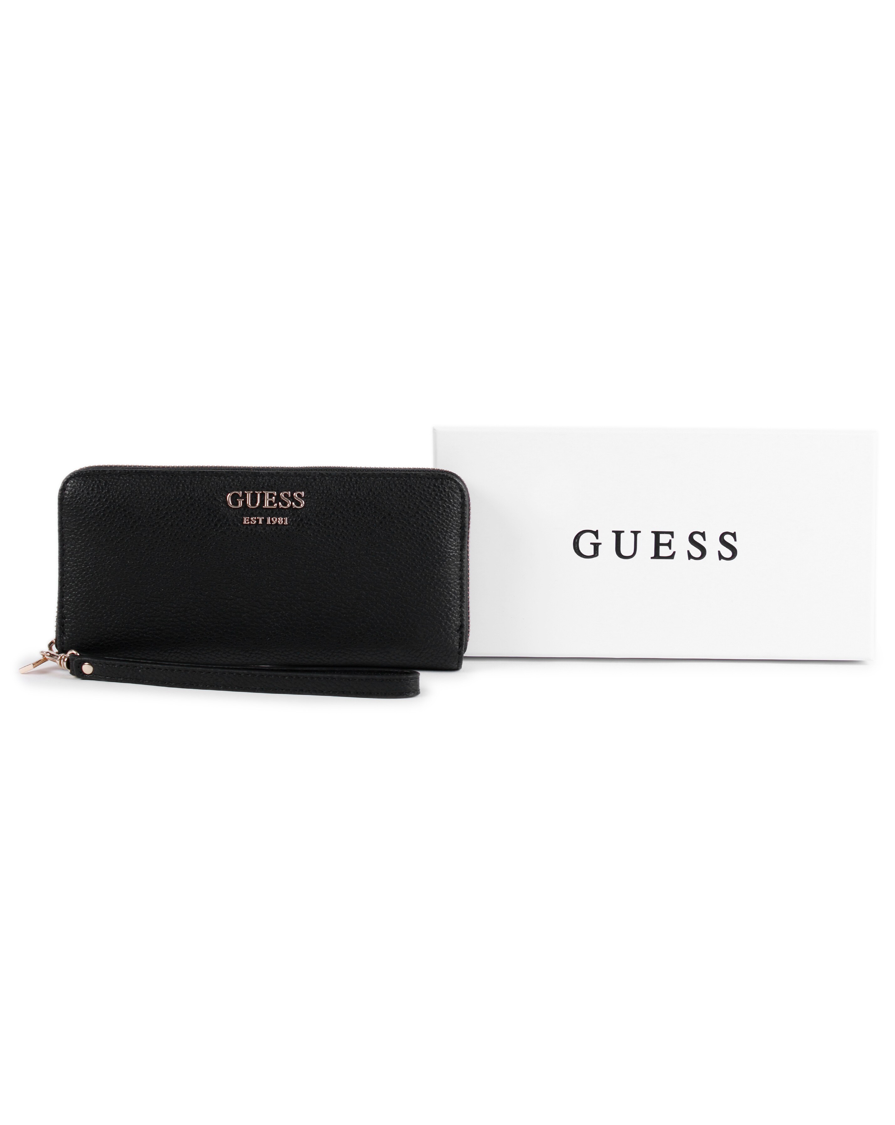 Guess Vikky SLG Large Pebbled Zip Around Wallet Simply Be