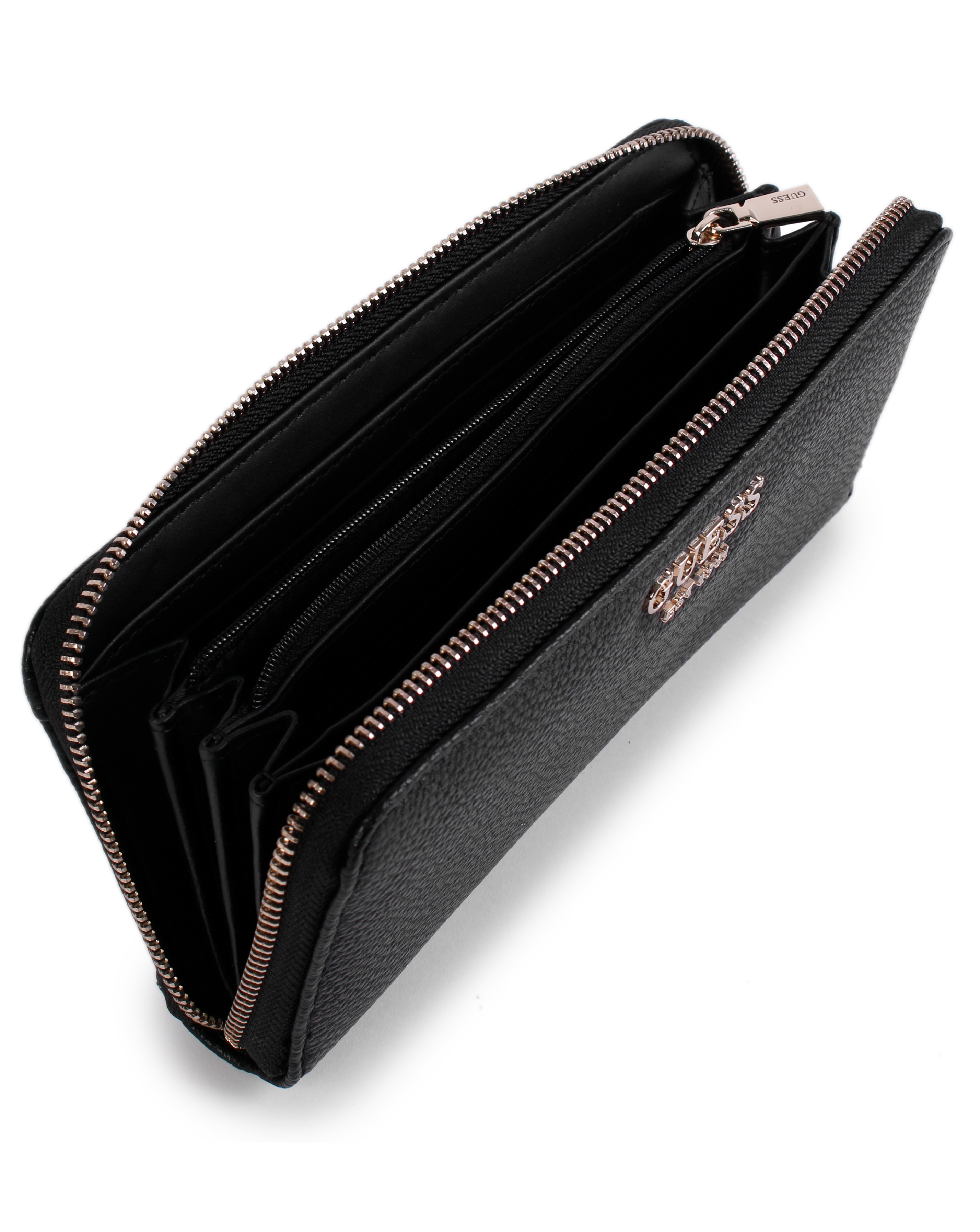 Guess Vikky SLG Large Pebbled Zip Around Wallet Simply Be