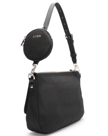 eco gemma top zip shoulder bag