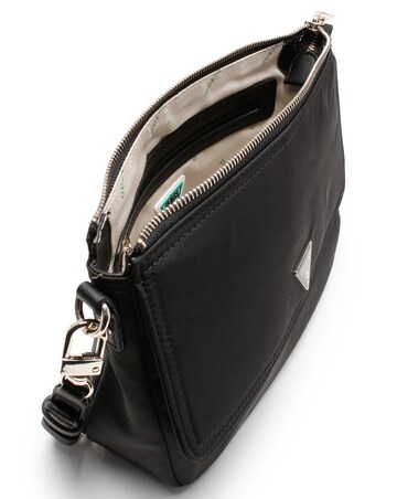 eco gemma top zip shoulder bag