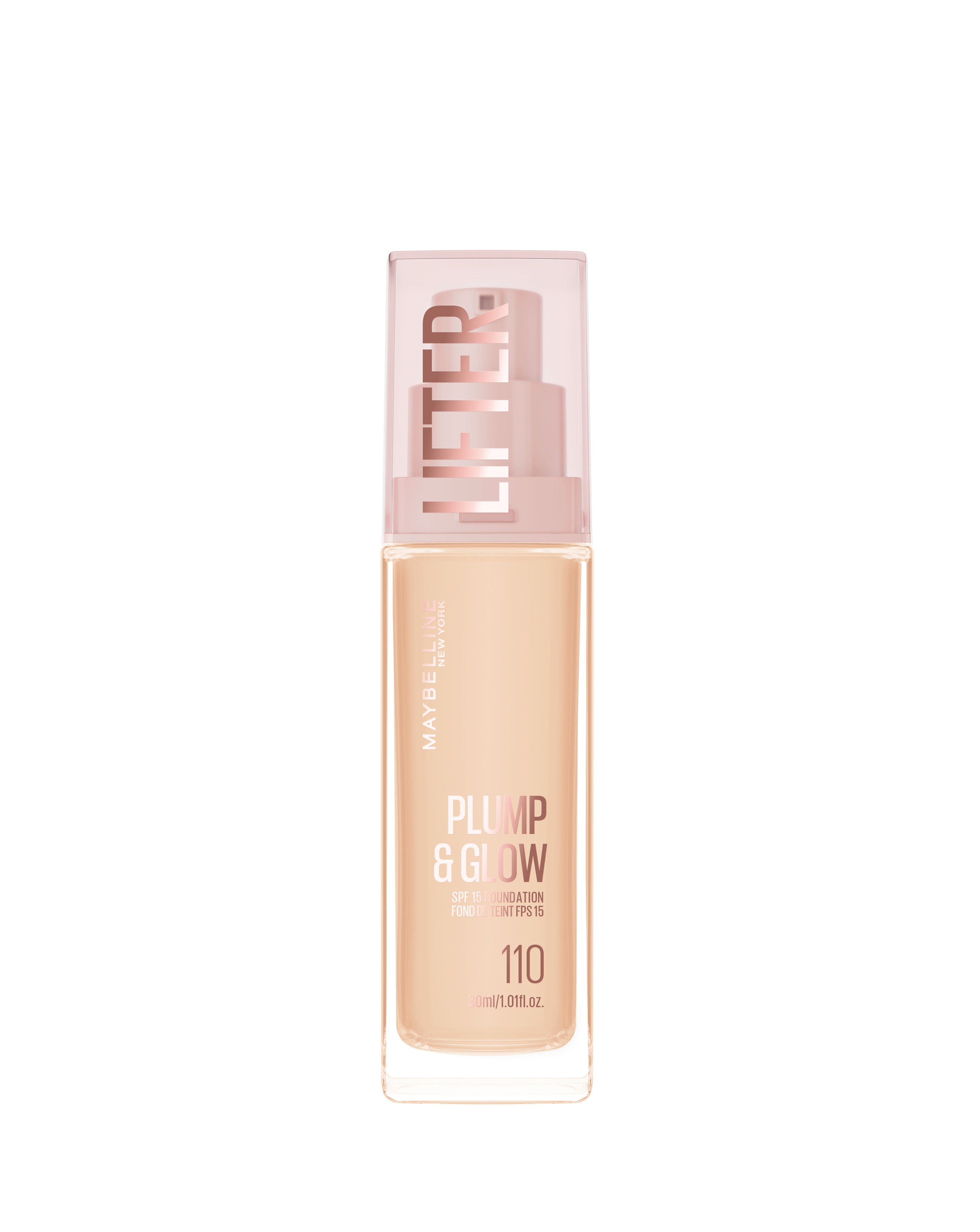 New In - Maybelline Plump & Glow Foundation #110