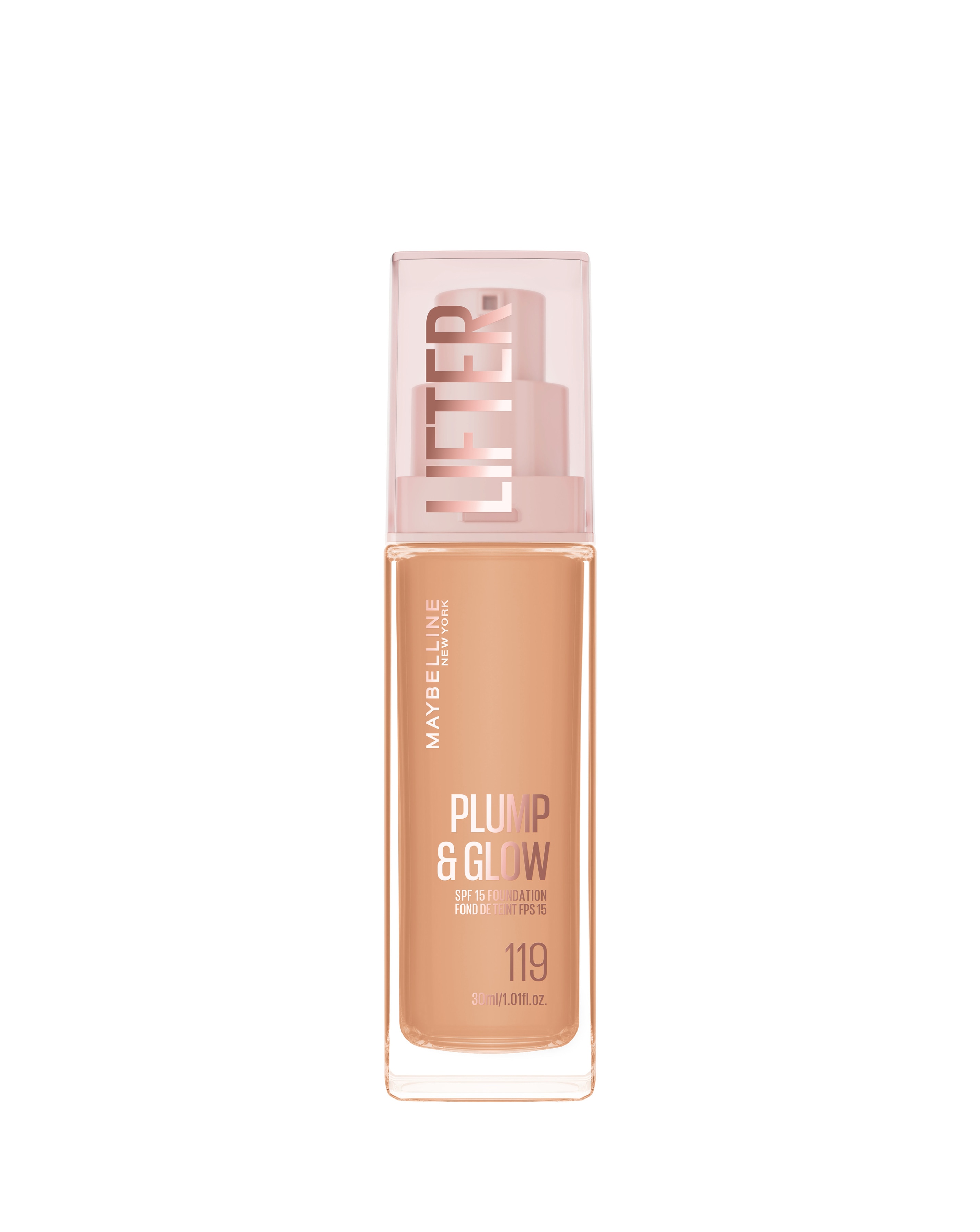New In - Maybelline Plump & Glow Foundation #119