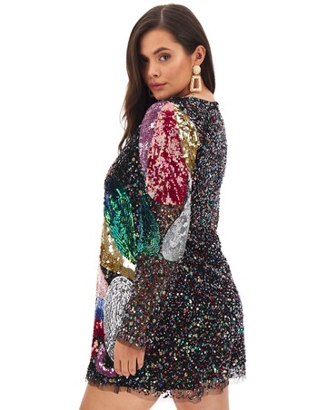 A Star Is Born Embellished Mini Dress
