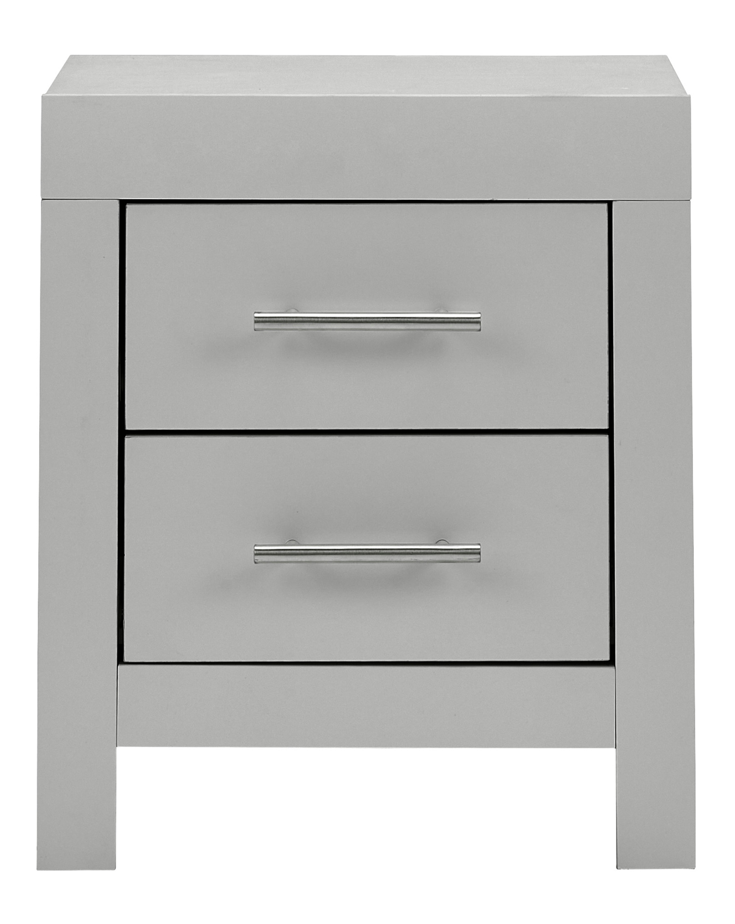 New In - Dakota 2 Drawer Bedside Cabinet