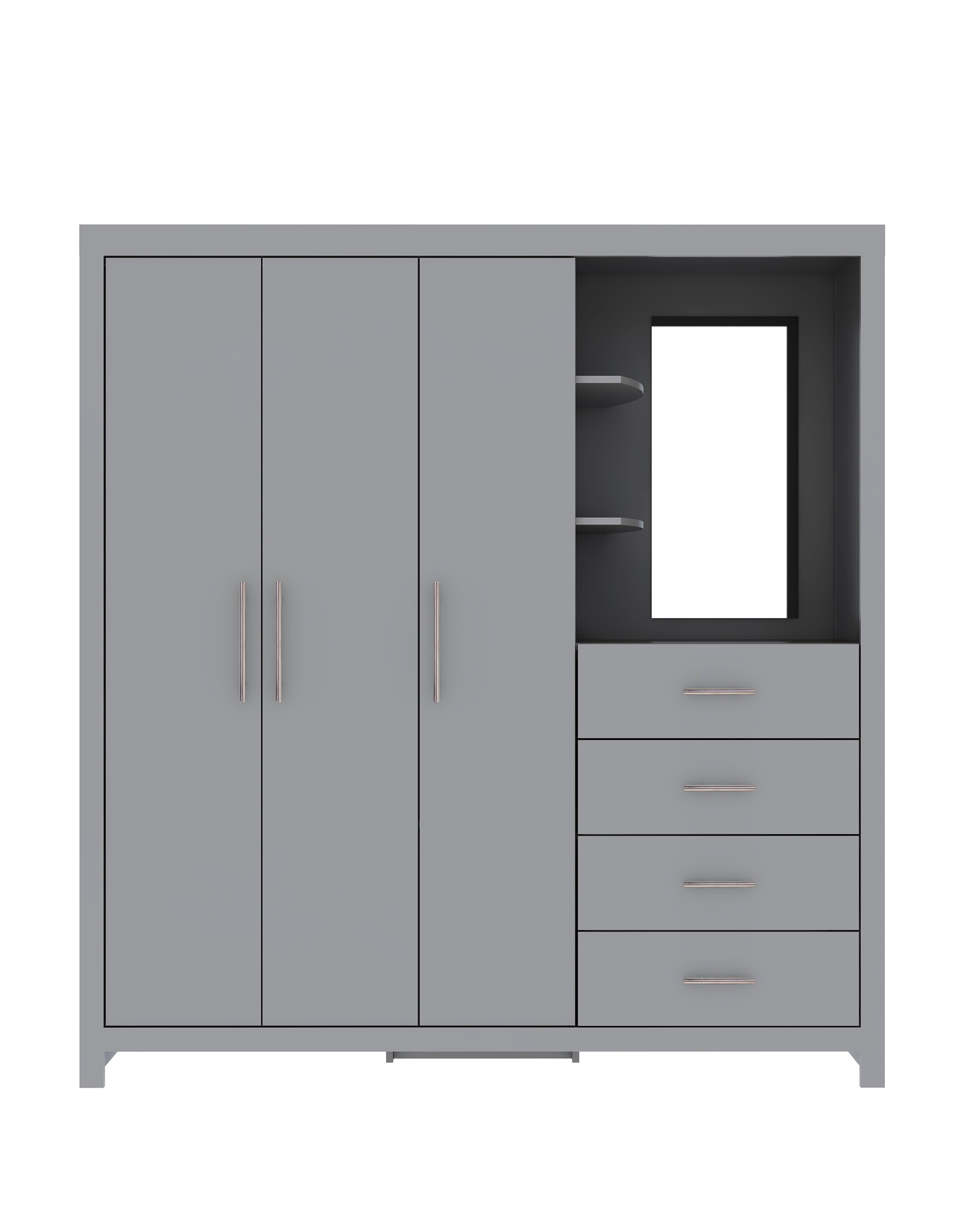 New In - Dakota 3 Door Combi Wardrobe