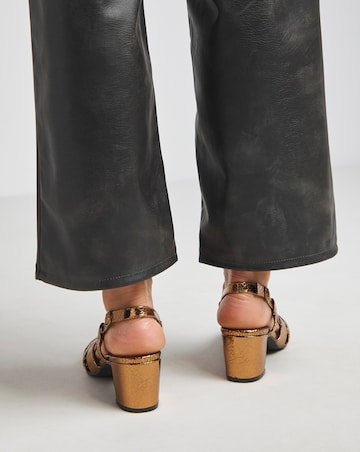 Solana Peep Toe Shoes With Slingback - Extra Wide Fit (EEE)