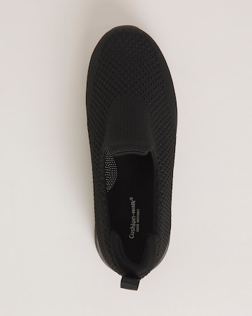 Cushion Walk Arch Support Slip On Trainers EEE Fit