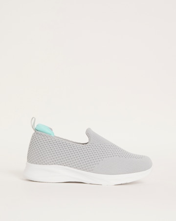 Cushion Walk Arch Support Slip On Trainers EEE Fit