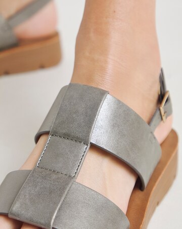 Joy Two Strap Comfort Sandal - Wide Fit (E)