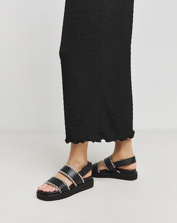 Misty Chunky Leather Sandals - Extra Wide Fit (EEE)