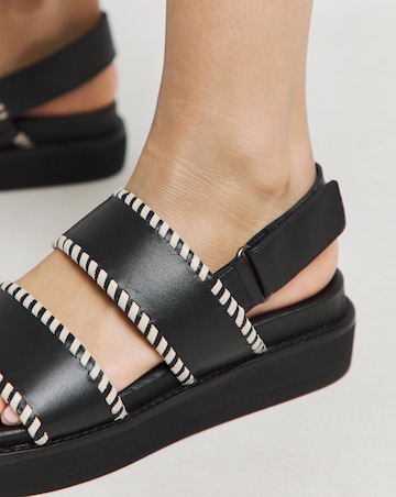 Misty Chunky Leather Sandals - Extra Wide Fit (EEE)