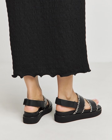 Misty Chunky Leather Sandals - Extra Wide Fit (EEE)