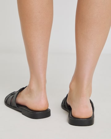 Starlet Woven Mule Sandals - Extra Wide Fit (EEE)