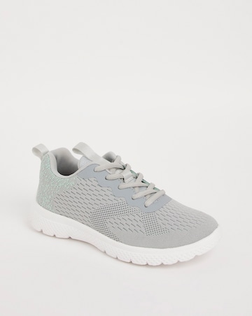 Cushion Walk Lace Up Trainers EEE Fit