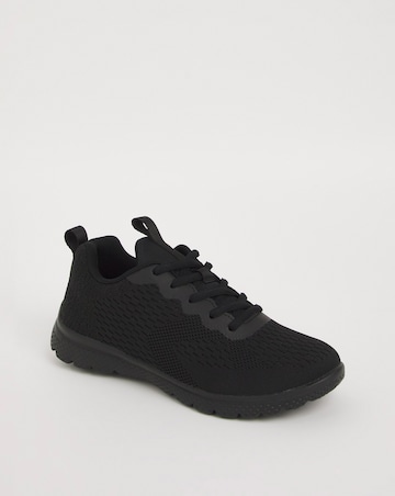 Cushion Walk Lace Up Trainers EEE Fit