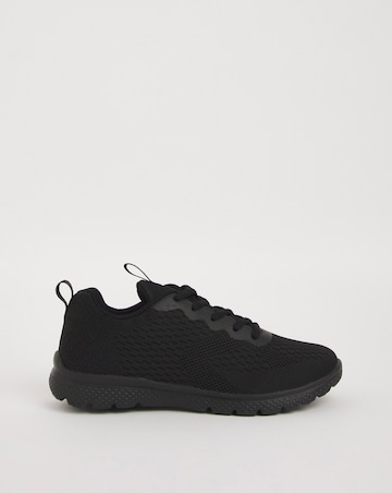 Cushion Walk Lace Up Trainers EEEEE Fit