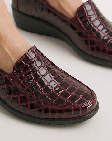 Cushion Walk Twin Gusset Loafers Extra Wide EEE Fit