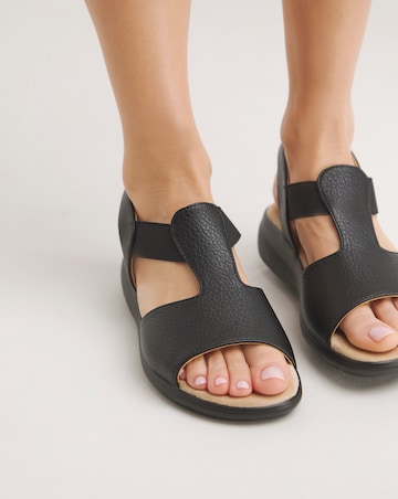 Cushion Walk Elasticated Sandals EEE Fit