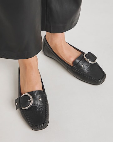Galore Leather Driving Moccasin - Wide Fit (E)