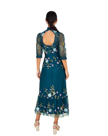 Monsoon Francesca Embroidered Midi Dress
