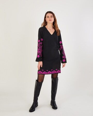 Monsoon Christina Embroidered Dress