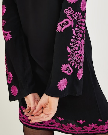 Monsoon Christina Embroidered Dress