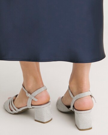 Evangeline Low Block Heel Sandal - Extra Wide Fit (EEE)