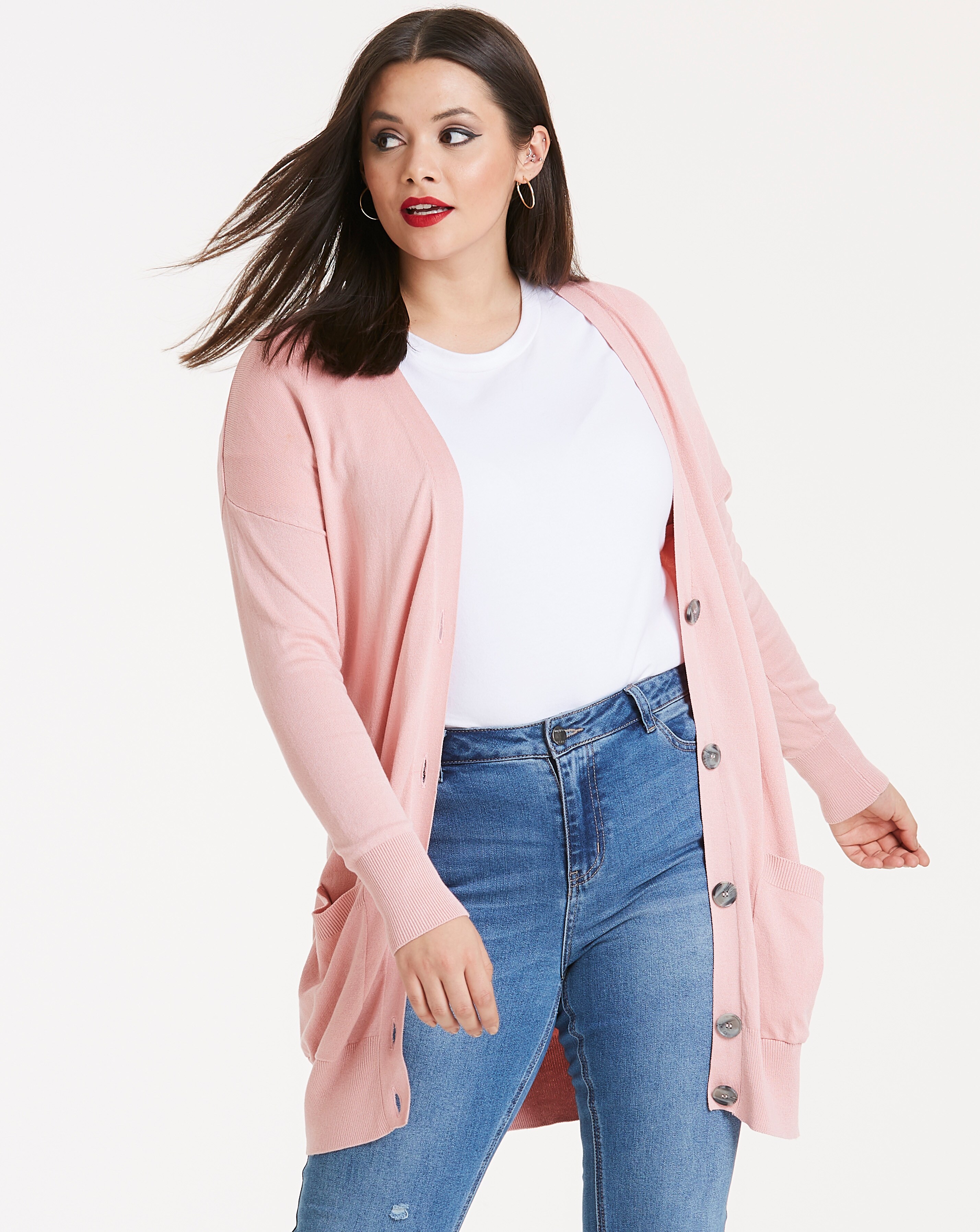 Blush boyfriend cardigan sale