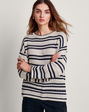 Monsoon Sarah Stripe Jumper