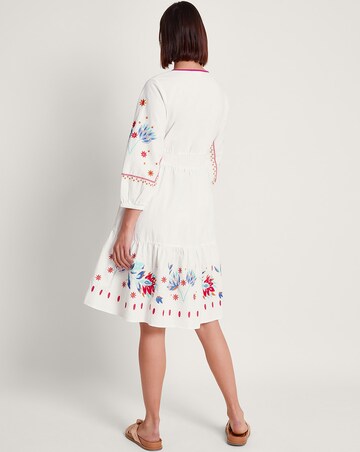 Monsoon Zinnia Embroidered Dress