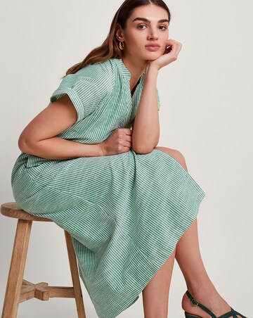 Monsoon Athena Stripe Dress