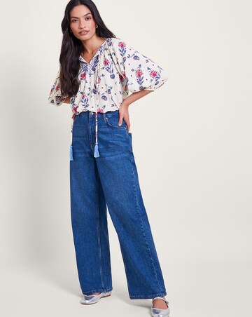 Monsoon Aldina Floral Print Top
