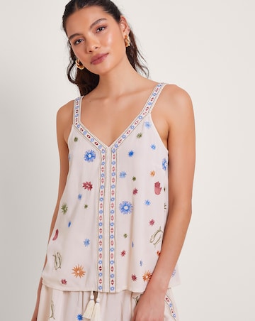 Monsoon Arti Embroidered Cami