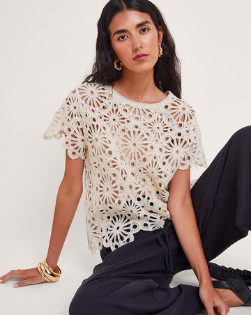 Monsoon Riri Crochet Top