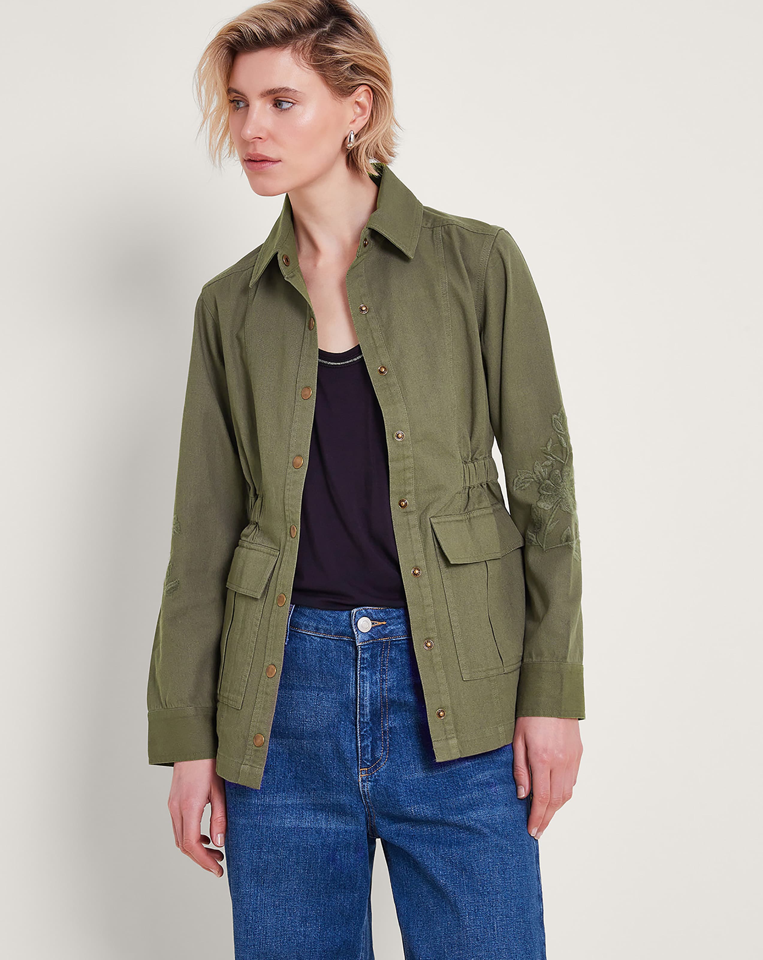 Monsoon Lyria Embroidered Jacket | Simply Be