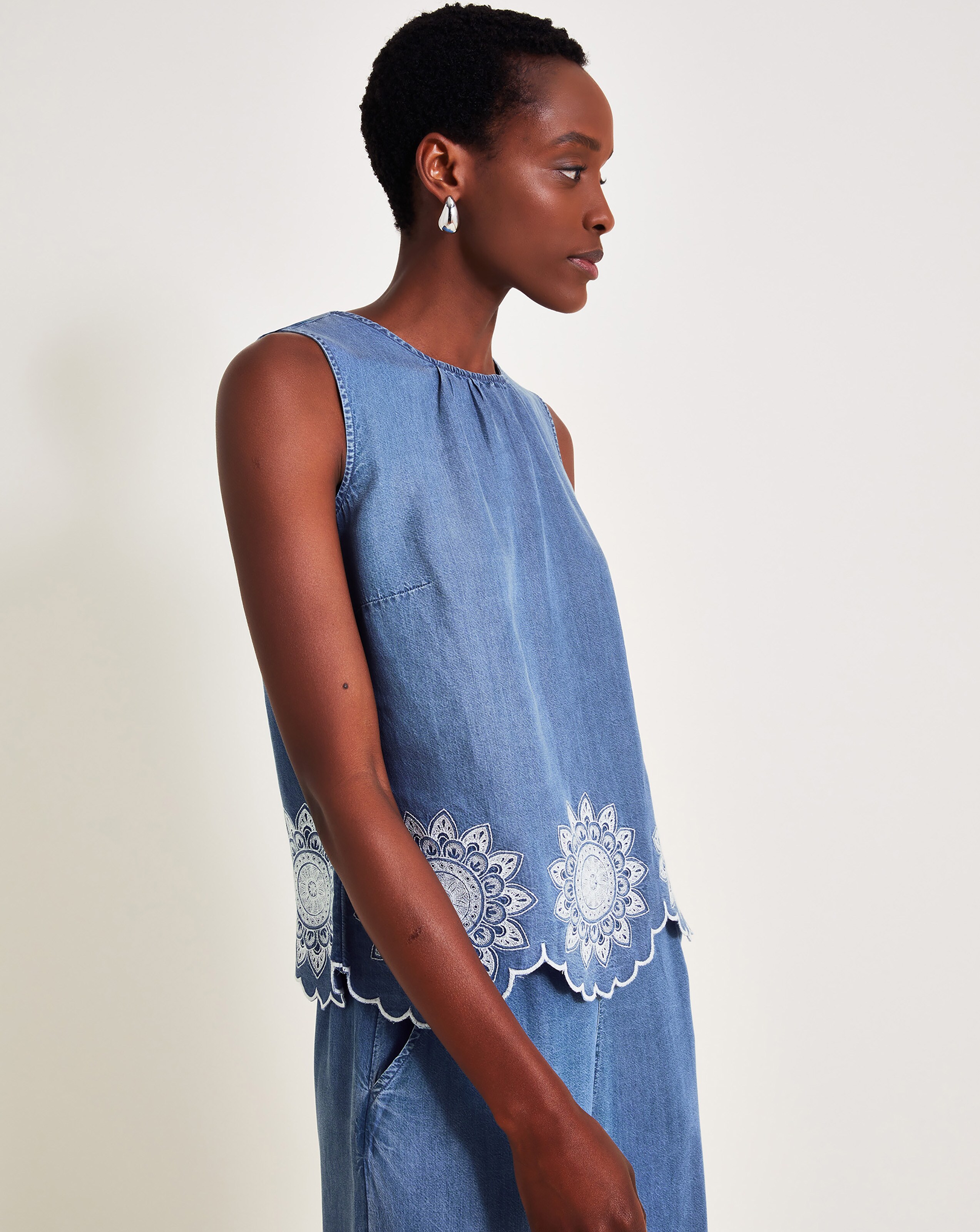 Monsoon Talia Embroidered Top | Simply Be
