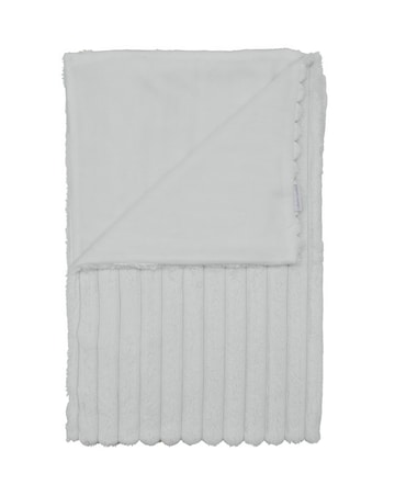 Catherine Lansfield Cosy Ribbed Throw