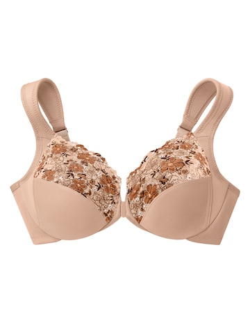 Glamorise Plus Size WonderWire Front-Fastening Bra 1245