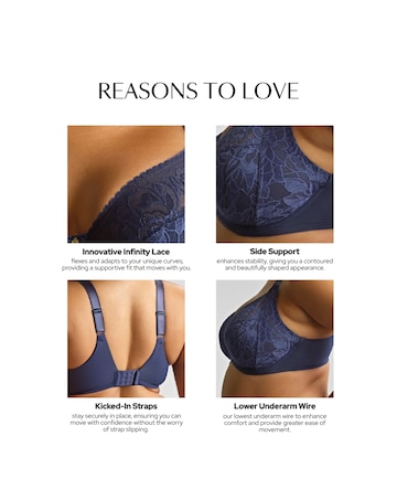 Sculptresse by Panache Dream Full Cup Wired Bra Navy