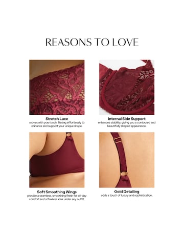 Sculptresse by Panache Estel Full Cup Wired Bra Cherry Red