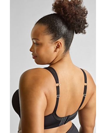 Sculptresse by Panache Non Padded Wired Sports Bra Black/Chalk
