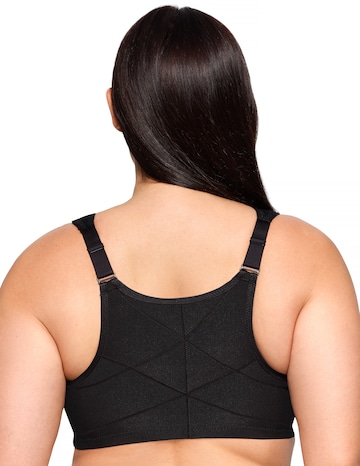 Glamorise Plus Size WonderWire Posture Back Lace Bra 1255