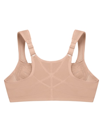 Glamorise Plus Size WonderWire Posture Back Lace Bra 1255