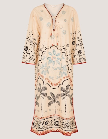 Monsoon Aleah Tropical Print Midi Kaftan