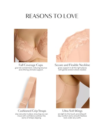 Sculptresse Amara Full Cup Honey Bra