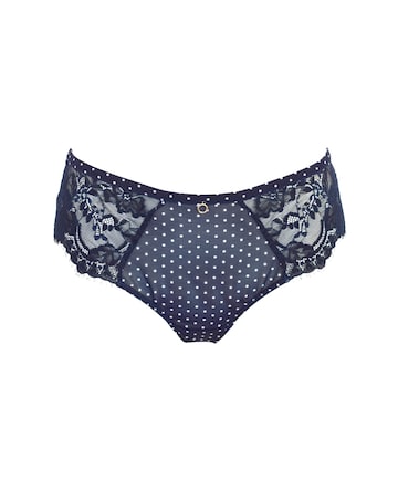 Pour Moi Bliss Printed Mesh Brazilian Brief
