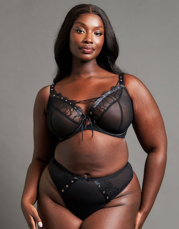Scantilly Laced Up Plunge Bra